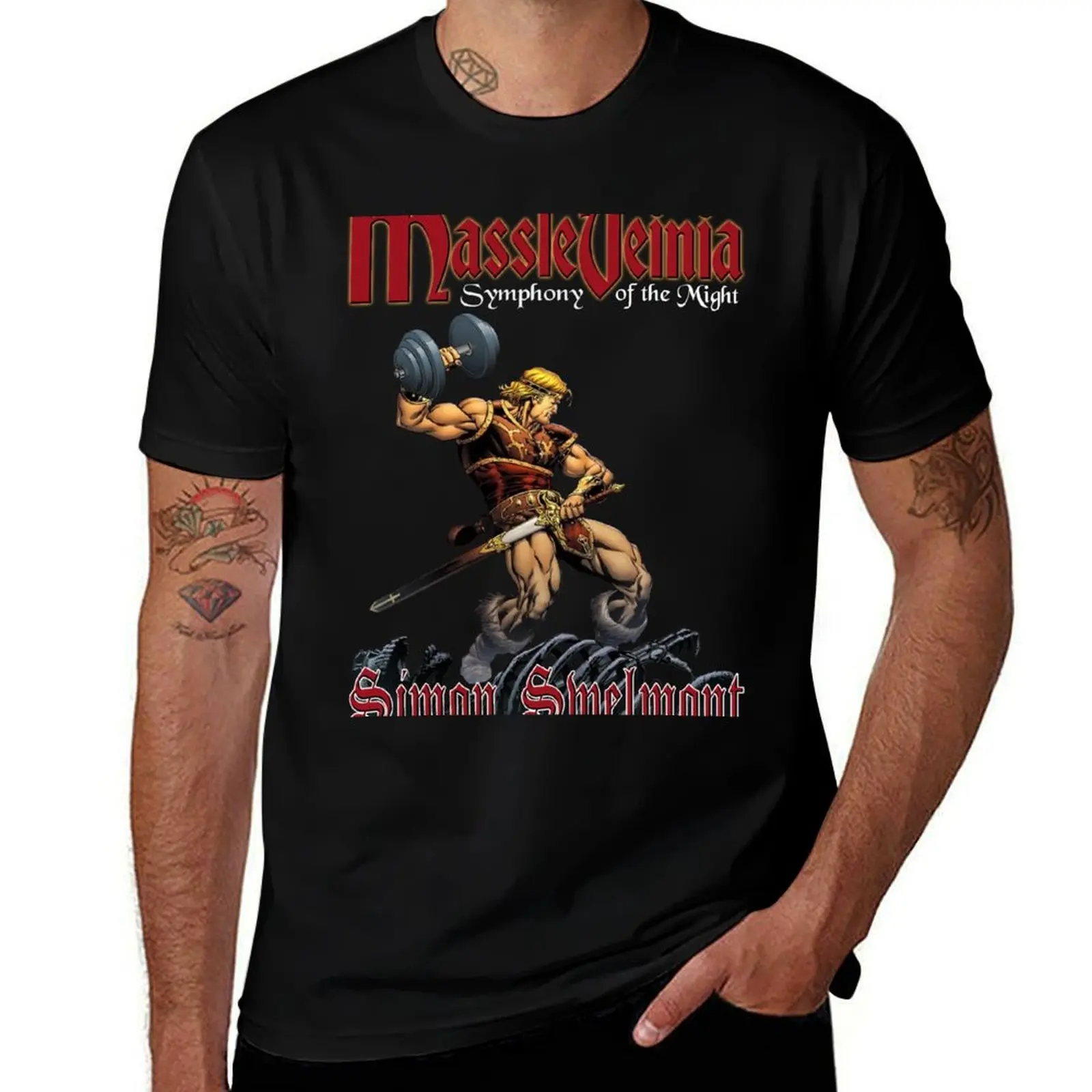 Massleveinia - Symphony of the Might T-Shirt Basic Short Sleeve for Men T-Shirt