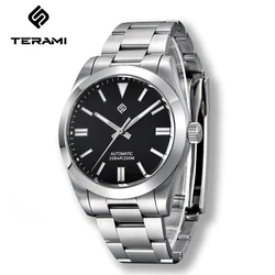 TERAMI Business Mechanical Watches For Men Classical Mens Watch 20Bar Waterproof Super Luminous Automatic Watch reloj hombre