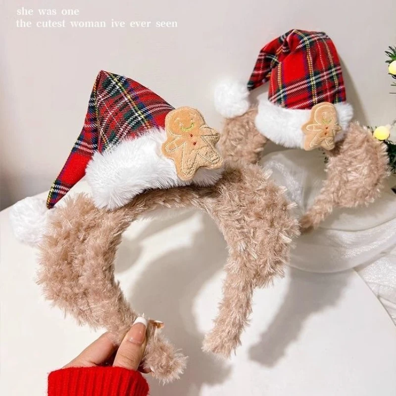Decorazione natalizia Fascia natalizia Renna Corna da elfo Fascia per capelli Fata Orecchio di cervo Corno fulvo Corno di cervo Fascia per capelli