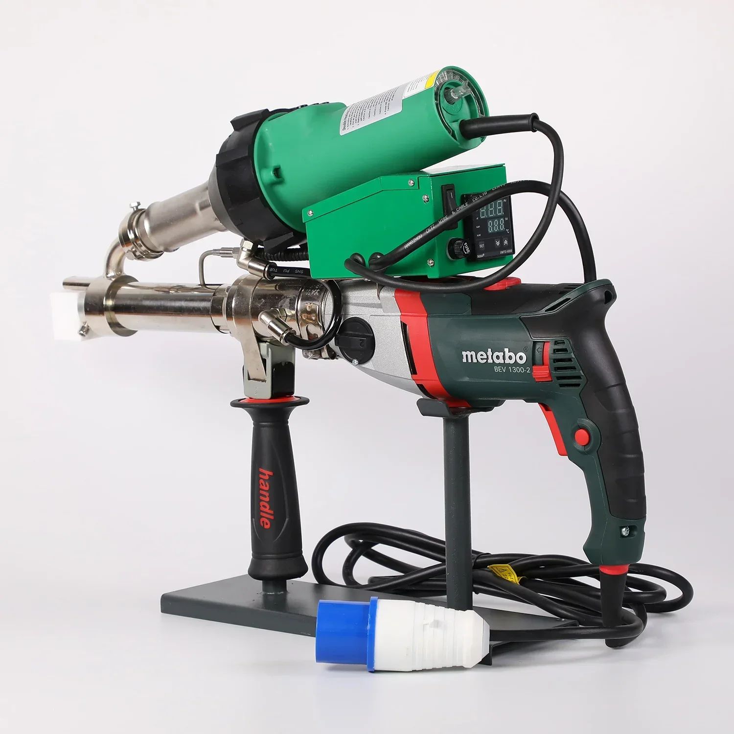 

PF610A Wholesale Factory Price Double Heating Plastic Welding Hand Held Extruder Hdpe Sheet Welding Machine