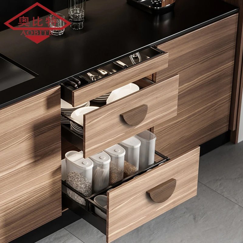 Wood Kitchen Cabinet And Storage Handle Closet Cabinet Kitchen accessories Wardrobe Furniture Handles Bedroom Drawers Hardware