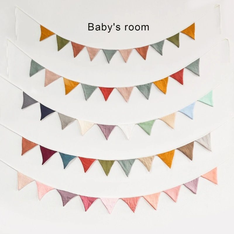 

Newborn Photography Props Bunting Flag Baby Room Hanging Ornament Photoshooting Props Backdrop Nursery Decor Shower Gift