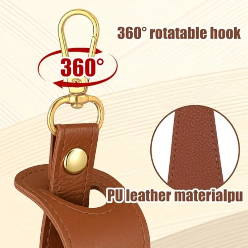 مشبك قبعة للسفر موفر للمساحة مشبك قبعة للسفر من جلد البولي يوريثان بدون استخدام اليدين حامل قبعات السفر للبيسبول قبعات ذيل حصان #3