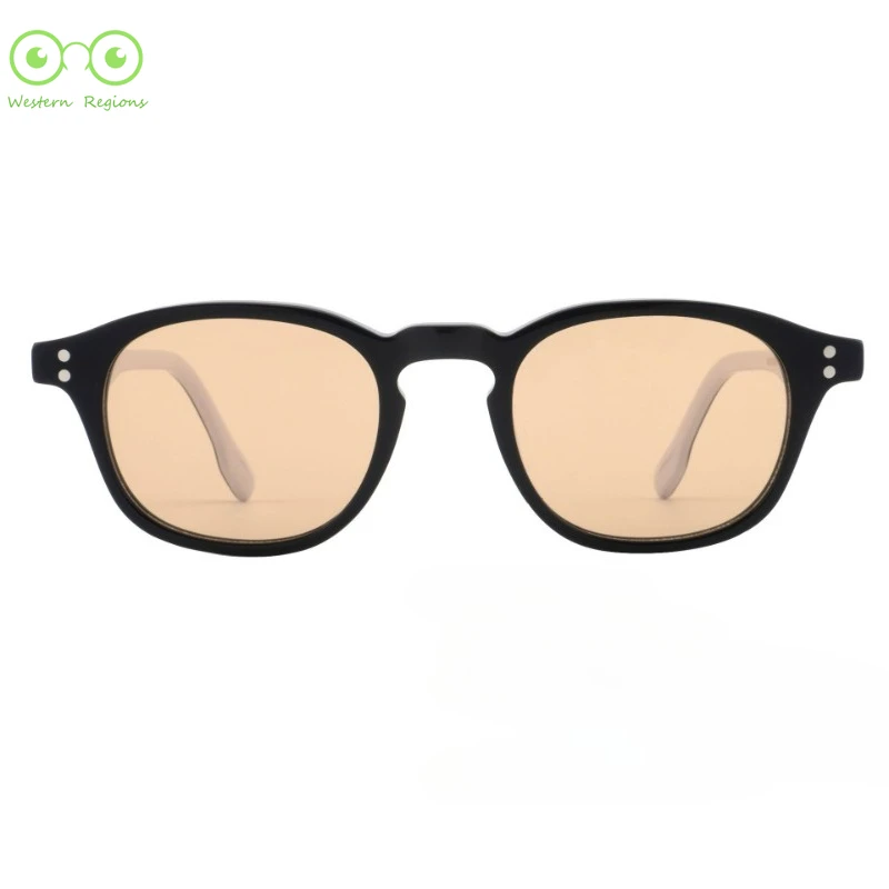 2025 نظارات بإطار دائري جديد متعدد الألوان بإطار نظارات شمسية شخصية للرجال والنساء بمرآة خفيفة مسطحة نظارات شمسية عصرية