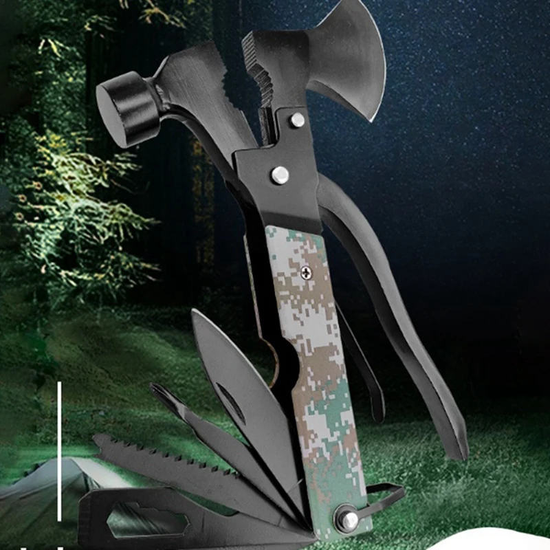 Multifunctional Ax Pliers Saw Wrench Combination Tools Outdoor Camping Outdoor Camping