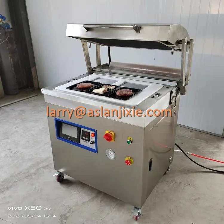 Full Automatic Beef Packaging Machine/Skin Vacuum Mutton Packing Machine/Fresh Meat Tray Package