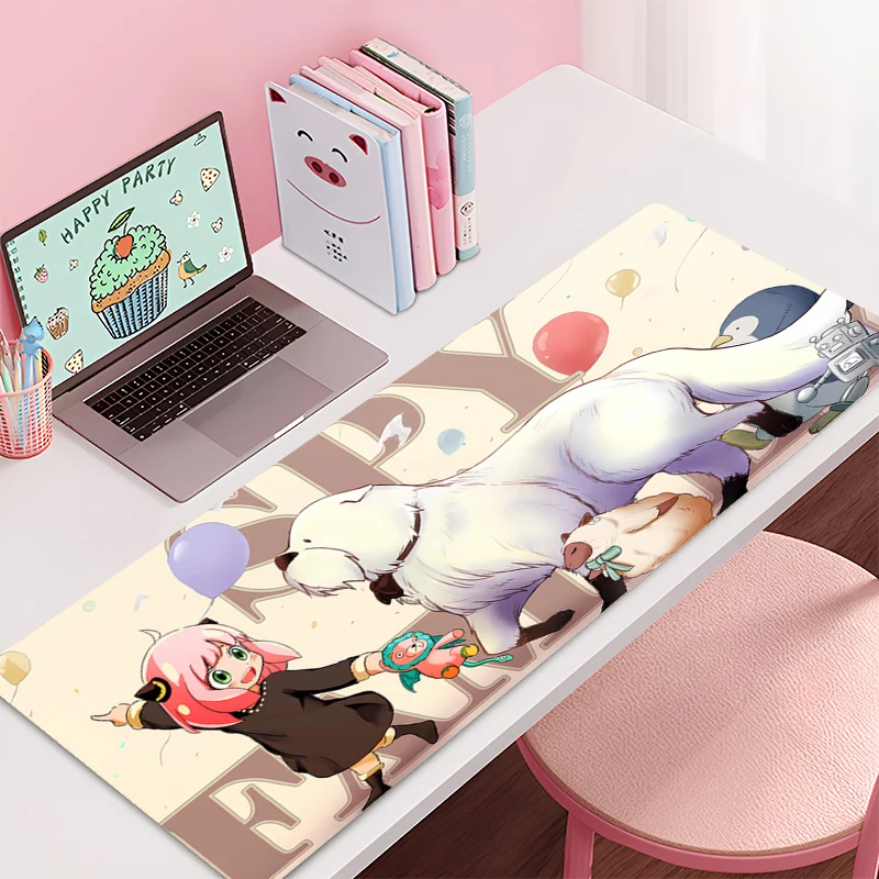 Alas Mouse Besar S-SPY×FAMILYs Keyboard Gaming Alas Mouse Gamer Di Atas Meja Alas Meja Coaster Karpet PC Anime HD Alas Mouse Anime