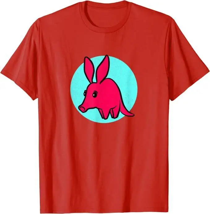 Super Cute Aardvark - 1980s Beach Design T-Shirt For Men Clothing Women Short Sleeve Tees Vintage High Quality 100%Cotton