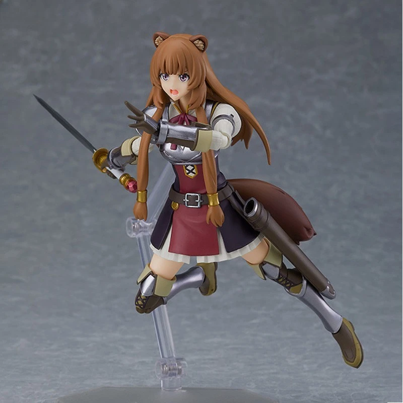 Max Original Figma Series The Rising of The Shield Hero：Raphtalia Anime Action Figure Assembly Model Toys Collectible Ornaments