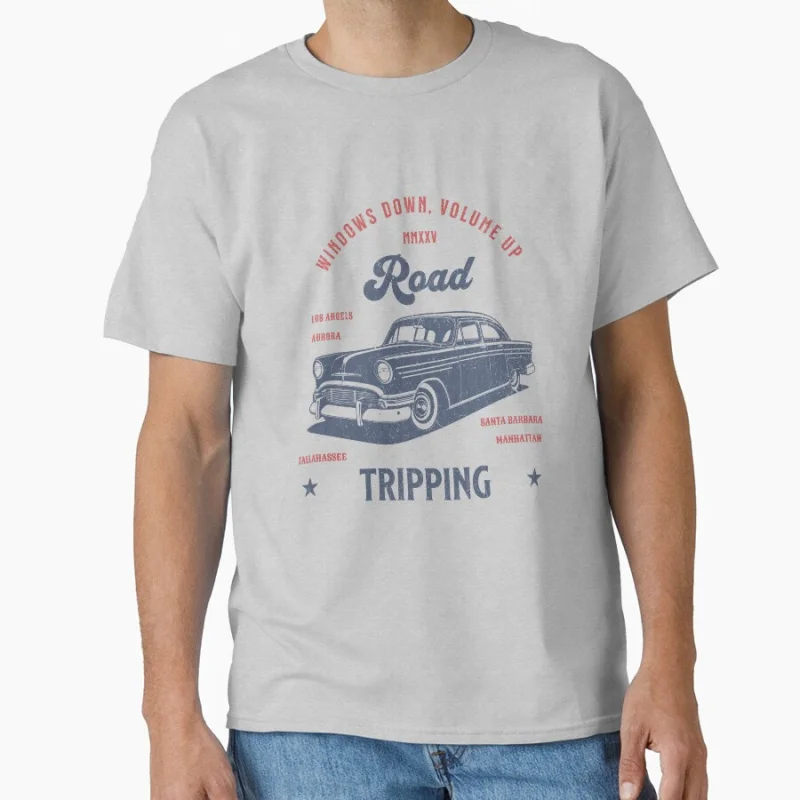 

Road Tripping Route 66 Americans highway Motorcycle Tour The Mother Road USA road trip gift T-shirt Large size Adult Tops S-6xl
