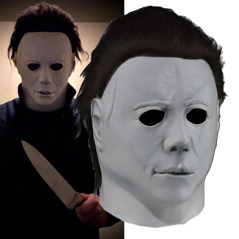 

1978 Halloween Michael Myers Mask Cosplay Horror Bloody Killer Demon Latex Helmet Carnival Masquerade Party Costume Props