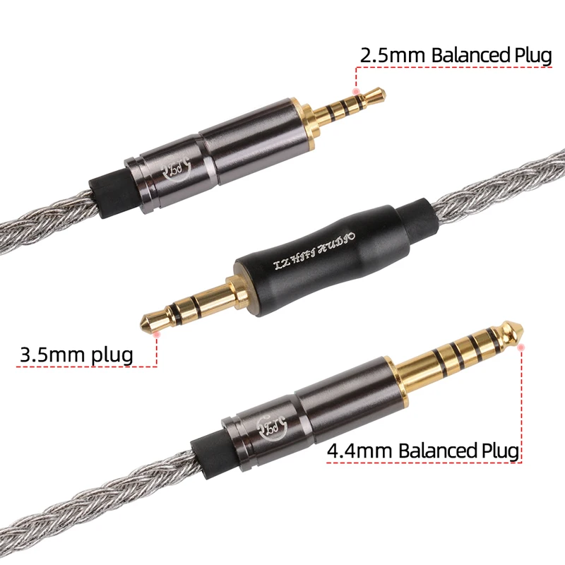 Imagem -05 - Cabo de Fone de Ouvido 6n Banhado a Prata Occ Mais Grafeno Occ Fio Misto 3.5 2.5 4.4 mm Mmcx 0.78 mm Pinos para Iem a7 a2 Pro de Alta Qualidade lz