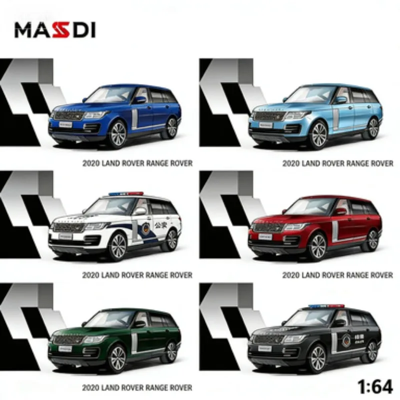 

MASDI 1:64 Land Rover Range Rover, модель из литого сплава, подарок для мальчиков, коллекционный предмет для взрослых, креативный подарок на праздники.