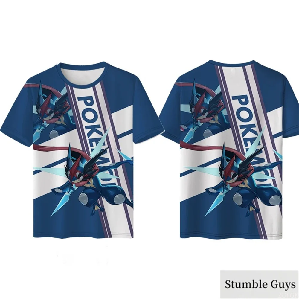 بوكيمون الصيف الكرتون موضة ثلاثية الأبعاد تي شيرت مطبوع الاطفال الفتيان الفتيات بيكاتشو تي شيرت الاطفال Harajuku ملابس لطيف الرجال ملابس حريمي