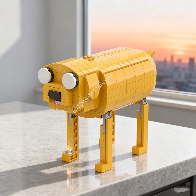 

362 шт. MOC Время приключений Джейк Модель собаки Строительные игрушки Блоки Строительство Сборка Рождественские подарки Идея Кирпич Дети День рождения