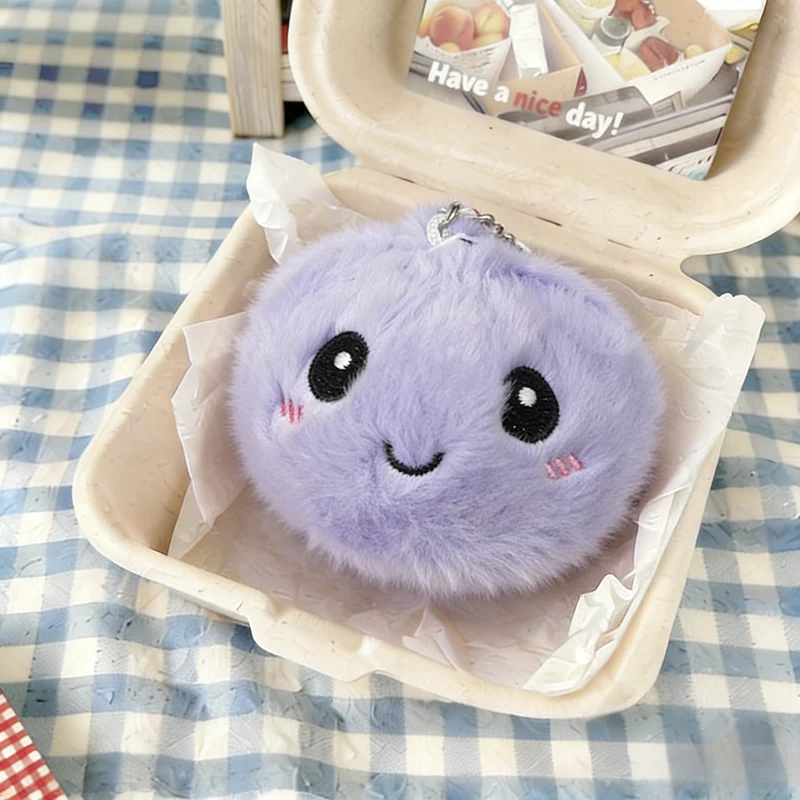 Neue Lustige Lebensmittel-Plüschtiere: Baozi-Knödel-Anhänger, Weiche Cartoon-Puppe, Niedlicher Kinderbegleiter, Kreative Raumdekoration, Schönes Geschenk