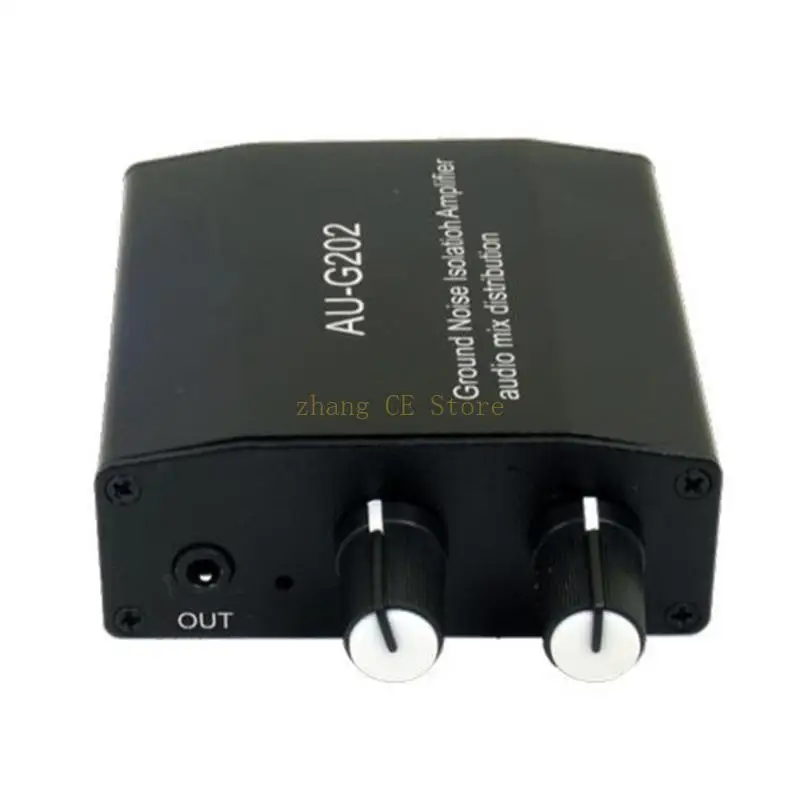 M5TD 2CH 3,5mm Mixing Bảng điều khiển Stereo 2-IN-2-OUT với máy trộn cách ly mặt đất chung cho nghe và loa