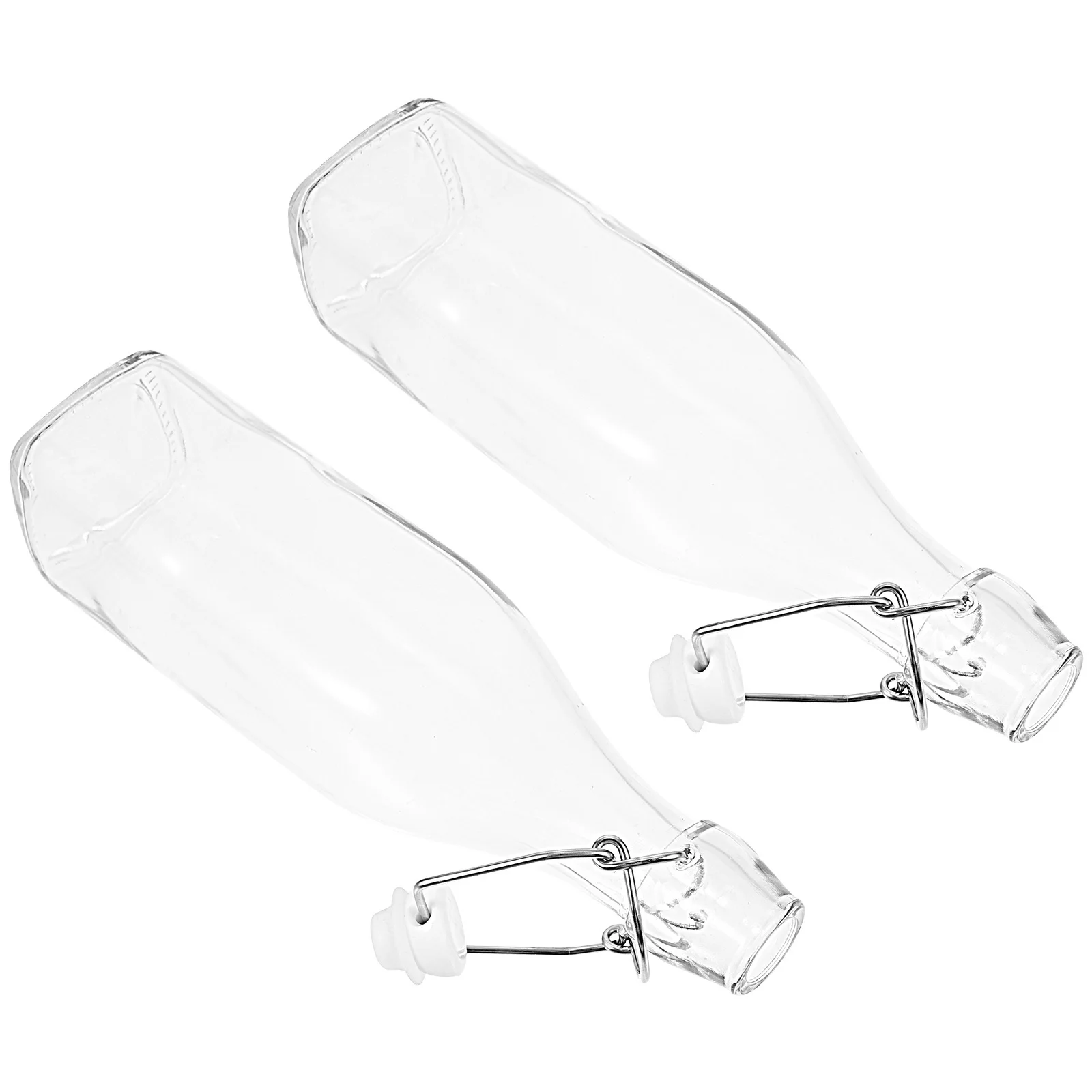 

2Pcs Sealed Glass Oil Bottles Flipping- Bottle Easy Use Cooking Baking Roasting Barbecue Housewarming Gift