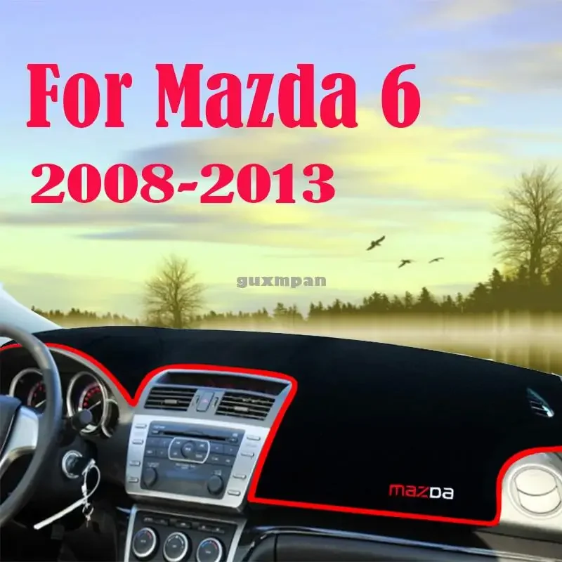 

Противоскользящий коврик для Mazda 6 2008-2013 GH, накладка на приборную панель, Солнцезащитный коврик, защитные аксессуары Atenza