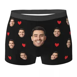 Personalized Men's Boxer Briefs Custom Face Photo Underwear Funny Gift For Husband Customized Anniversary/Valentine's Day Gift