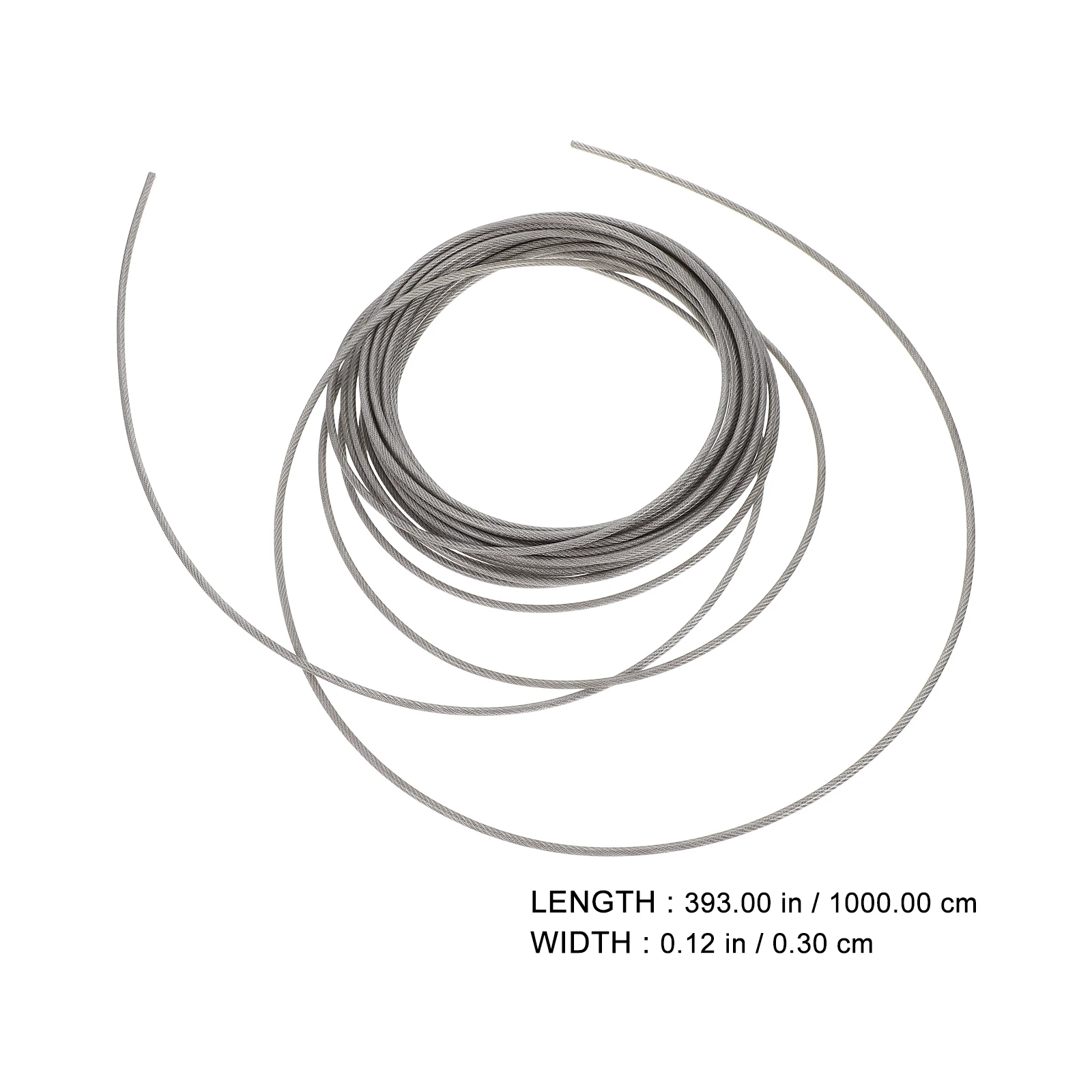 Stainless Steel Wire Rope 304 PVC Coated Stage Lamps Safety Cable Load Duty Lighting Accessory Hardware