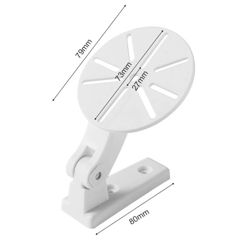 1 buah braket pemantauan pukulan tanpa kabel, untuk kamera Monitor jaringan nirkabel gantungan dalam ruangan pemasangan dinding basis dukungan kamera
