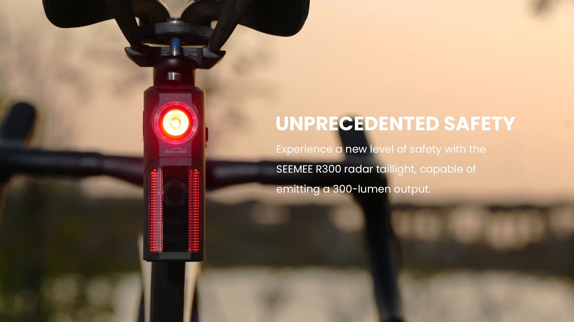 MAGICSHINE SEEMEE R300 レーダーテールライト Magicshine SEEMEE R300 Luz traseira de radar de bicicleta Lâmpada