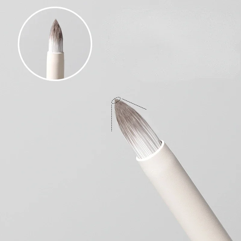 แปรงคอนซีลเลอร์ปลายดินสอ สำหรับปกปิดรอยคล้ำใต้ตา รอยร่องน้ำตา ถุงใต้ตา แปรงคอนซีลเลอร์ขนาดเล็กสำหรับแต่งหน้า