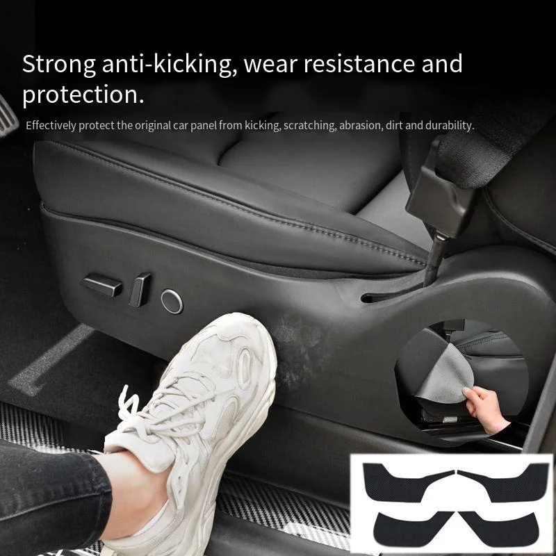 Suitable for Model 3/y car door anti kick pad, door panel protection pad, anti step and anti dirt pad