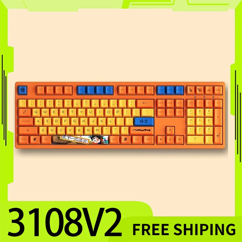 

Akko 3108v2 Mechanical Keyboard Wired Pbt Full Five-Sided Sublimation E-Sport Gaming Ergonomics Accessories For Desktop Laptop