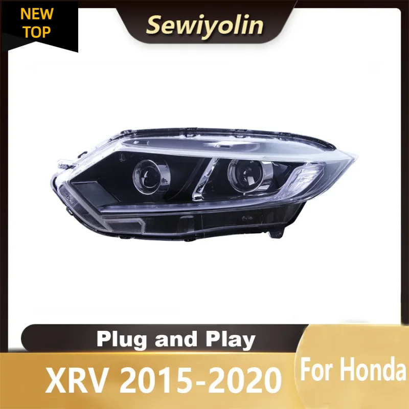 

Car LED Headlight Auto Head lamp For Honda XRV 2015-2020 Reverse Brake Fog Front lights DRL Plug and Play IP67 2pcs/Set