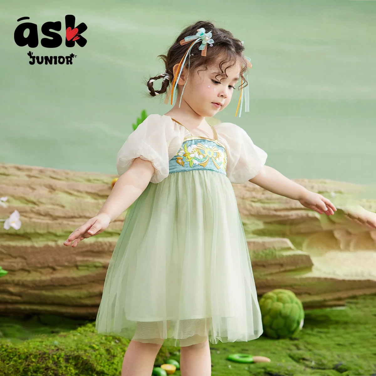 اسأل فتاة صغار تغيير تدريجي فستان الأميرة الصيني الجديد المطرز للأطفال hanfu #3