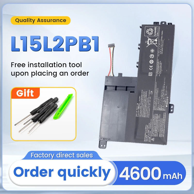 

SOMI L15C2PB1 L15L2PB1 L15M2PB1 L14C2P21 L14L2P21 L14M2P21 Laptop Battery For LENOVO IdeaPad Yoga 510 510-14IKB 520-14IKB