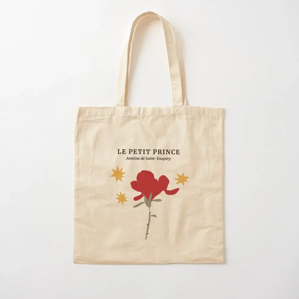 

Le Petit Prince - Rose and Stars Tote Bag Women's shopper Shopping bags eco pack Tote Bag