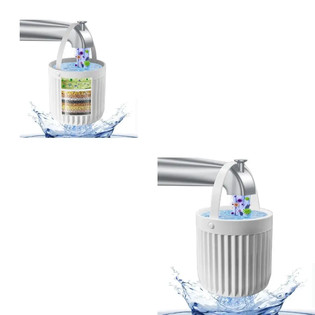 

No Tool Required Universal Shower Water Filter ABS Purifiers for Sensitive Skin