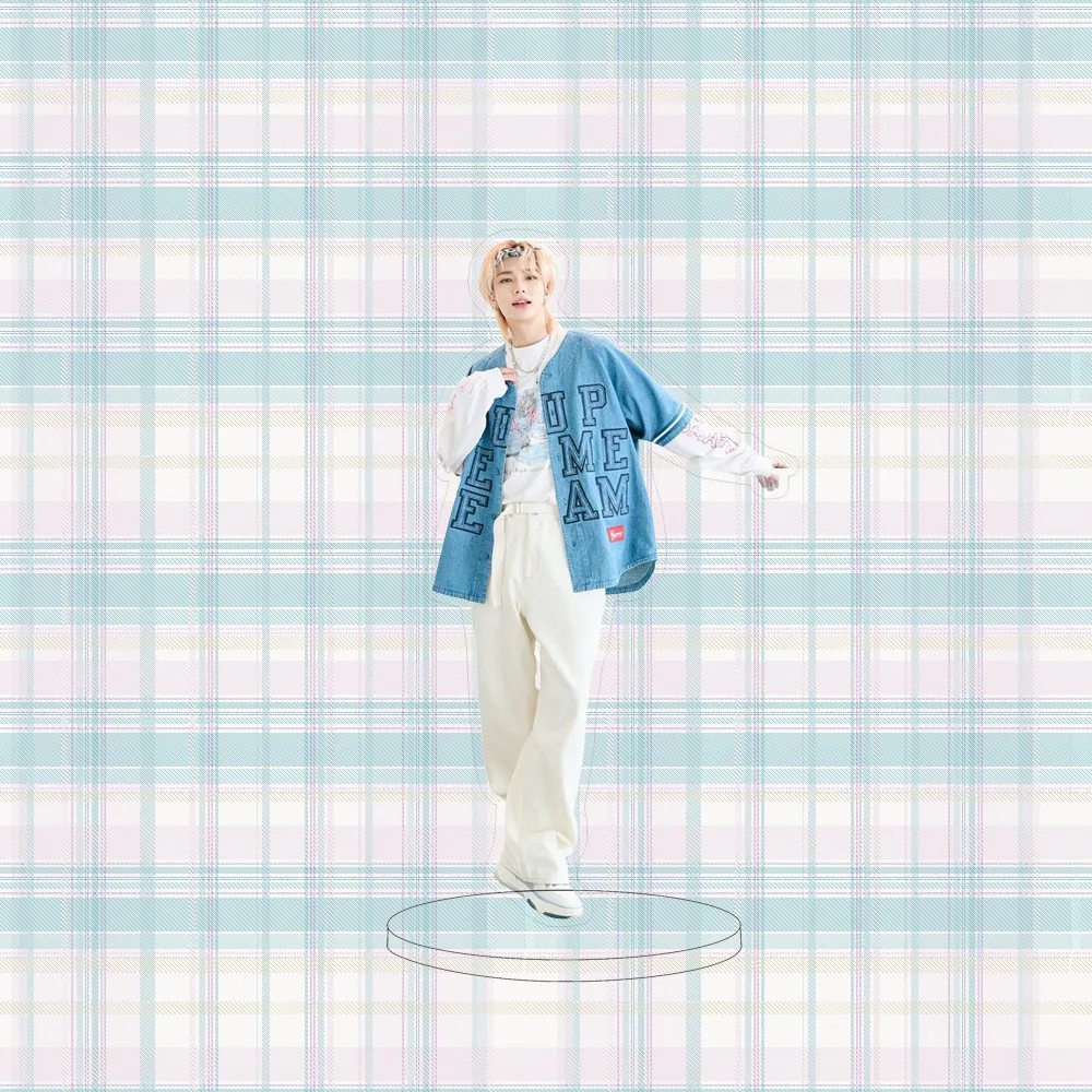 Stray Kids Style Cute Surrounding SKZOO Men's Team Celebrity Acrylic Plaque Ornament