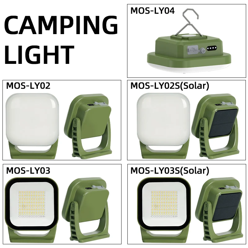 MOSLIGHTING 9000mAh Camping Lantern Flashlight Solar Camping Light USB Fast Rechargeable Bulb Outdoor Tent Lamp Emergency Lights