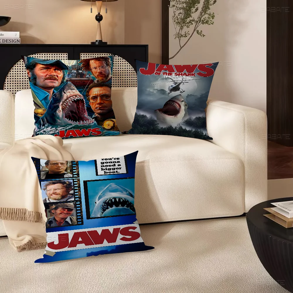 

American Classic Horrible Movie Jaws Personalized Pillow Dust Cover Bedroom Party Decoration Pillowcase Birthday Children Gift