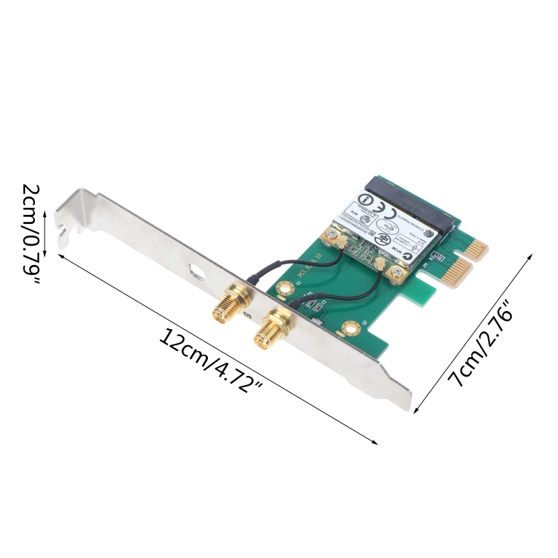 بطاقة واي فاي DN59 PCIe 3000Mbps أحادية النطاق 2.4 جيجا هرتز PCI-E بطاقة محول شبكة واي فاي لاسلكية إنتل للوحة الأم