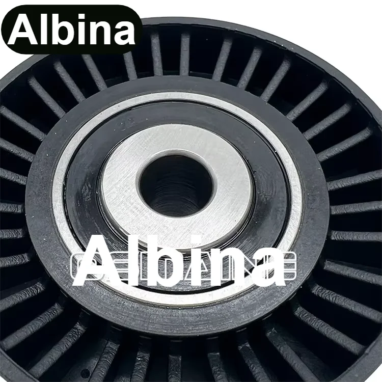 LR004877 Idler Deflection Guide Pulley Fit Land Rover Freelander 2 XF XJ 2.2D Replace LR085466 C2Z16649 V‑ribbed Belt Pulley
