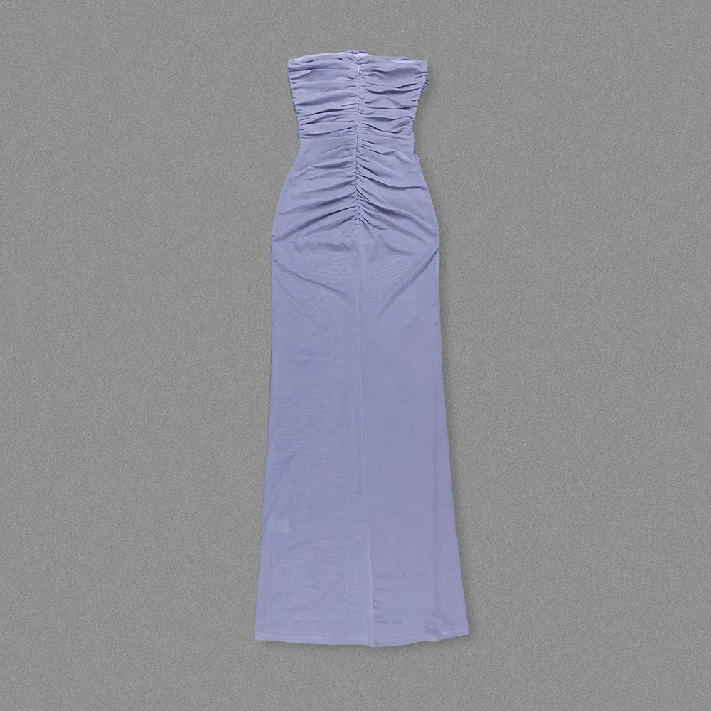 Mode maille sexy bretelles fleur plissée moulante robe maxi 2025 été nouveau luxe élégant robes de soirée célébrité club porter