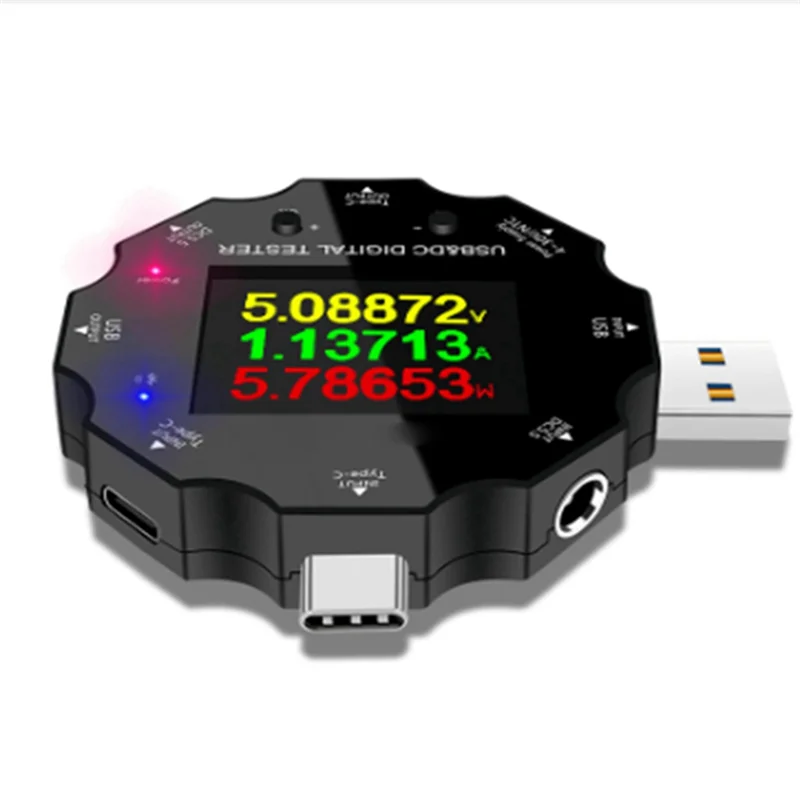 

AS95-Wifi Tuya тестер быстрой зарядки USB-амперметр напряжения Type-C PD тестер зарядного устройства для мобильного телефона тестер напряжения и тока