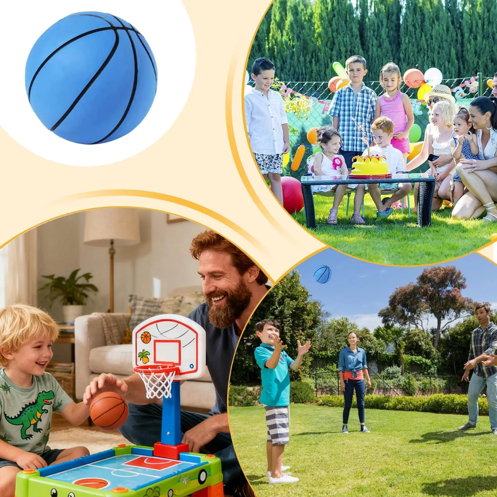 Pequenas bolas de basquete para mini aro jogo brinquedos esportes de salto 2.36in pequena basquete para crianças indoor meninos criança festa ao ar livre