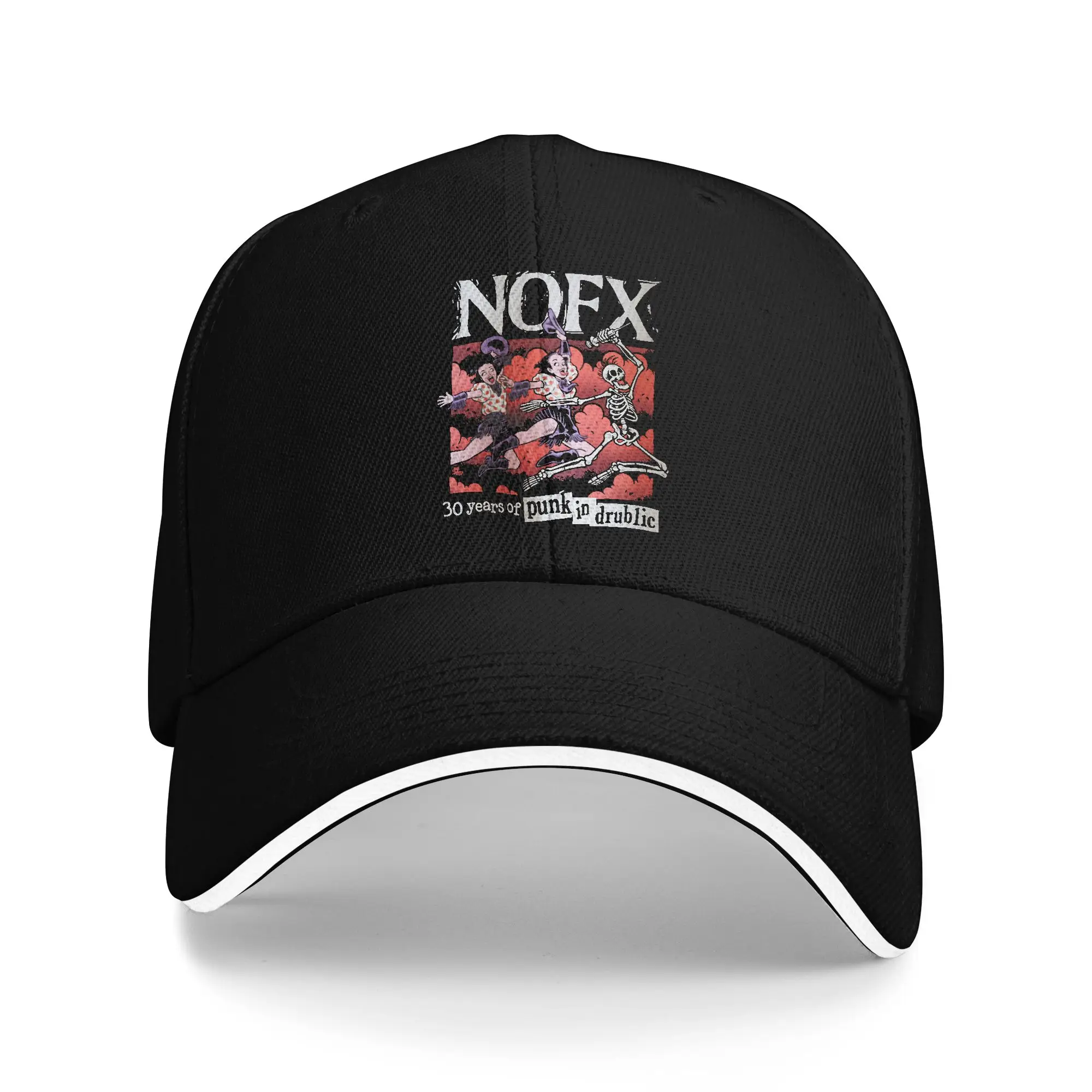 Бейсболка NOFX Music Tour, повседневная летняя кепка-тракер, хит продаж, теннисная/скейт-кепка, модные бейсболки