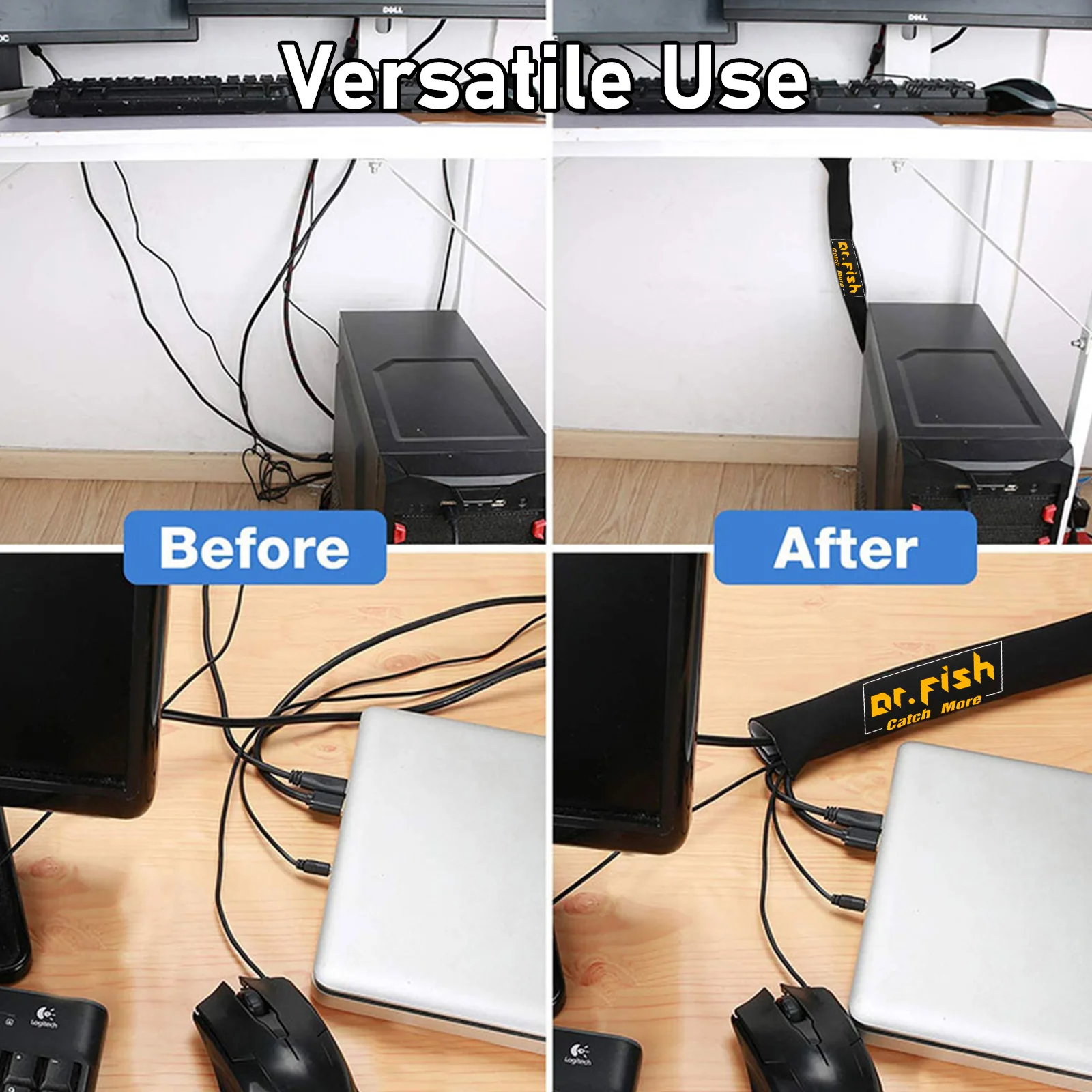 Dr.fish Funda para cable curricán organizador en neopreno - imagen 4