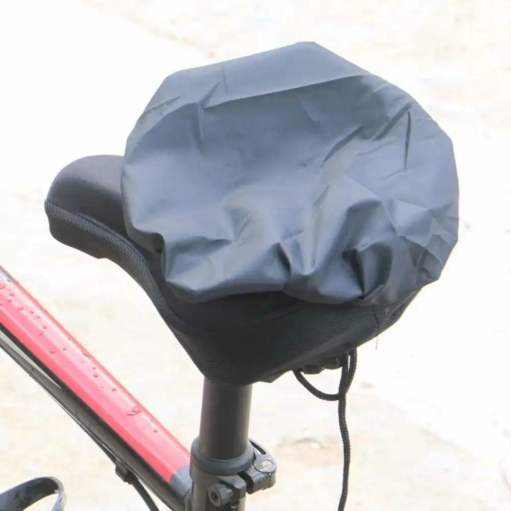 

Waterproof Bicycle Seat Rain Cover Dust-proof Washable Bike Cushion Protector with Drawstring Lightweight