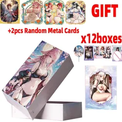 Wholesale 12/24/48boxes Goddess Story Cards Tcg Fanka Society Romance Chapter Booster Box Anime Game Christmas Children Toy Gift