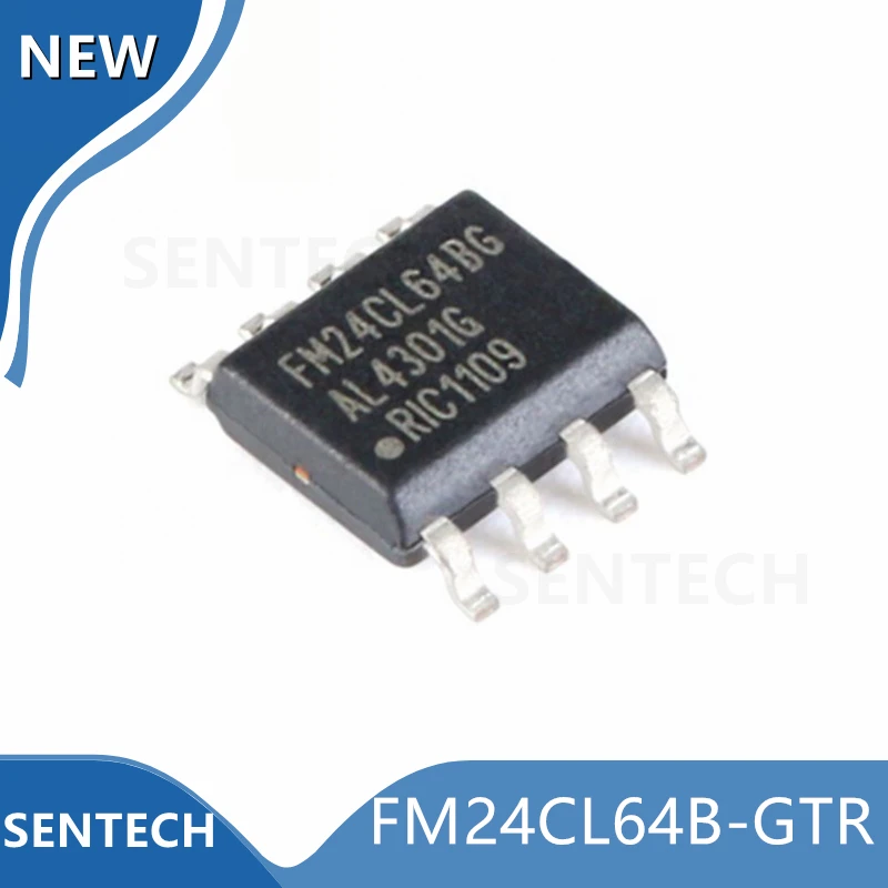 10PCS New Original FM24CL64B-GTR SOIC-8 64-Kbit(8K × 8bit)，I2C interface