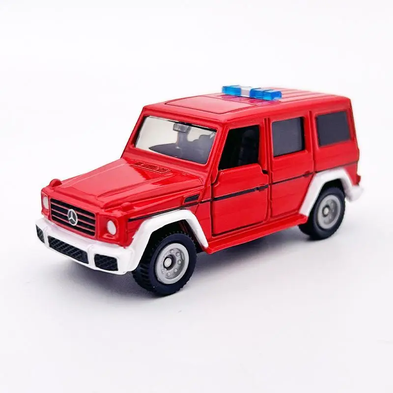 

TAKARA TOMY Tomica 1/62 Red - White Box 63rd Mercedes - Benz G - Class Fire Command Car Alloy Model Toy Realistic