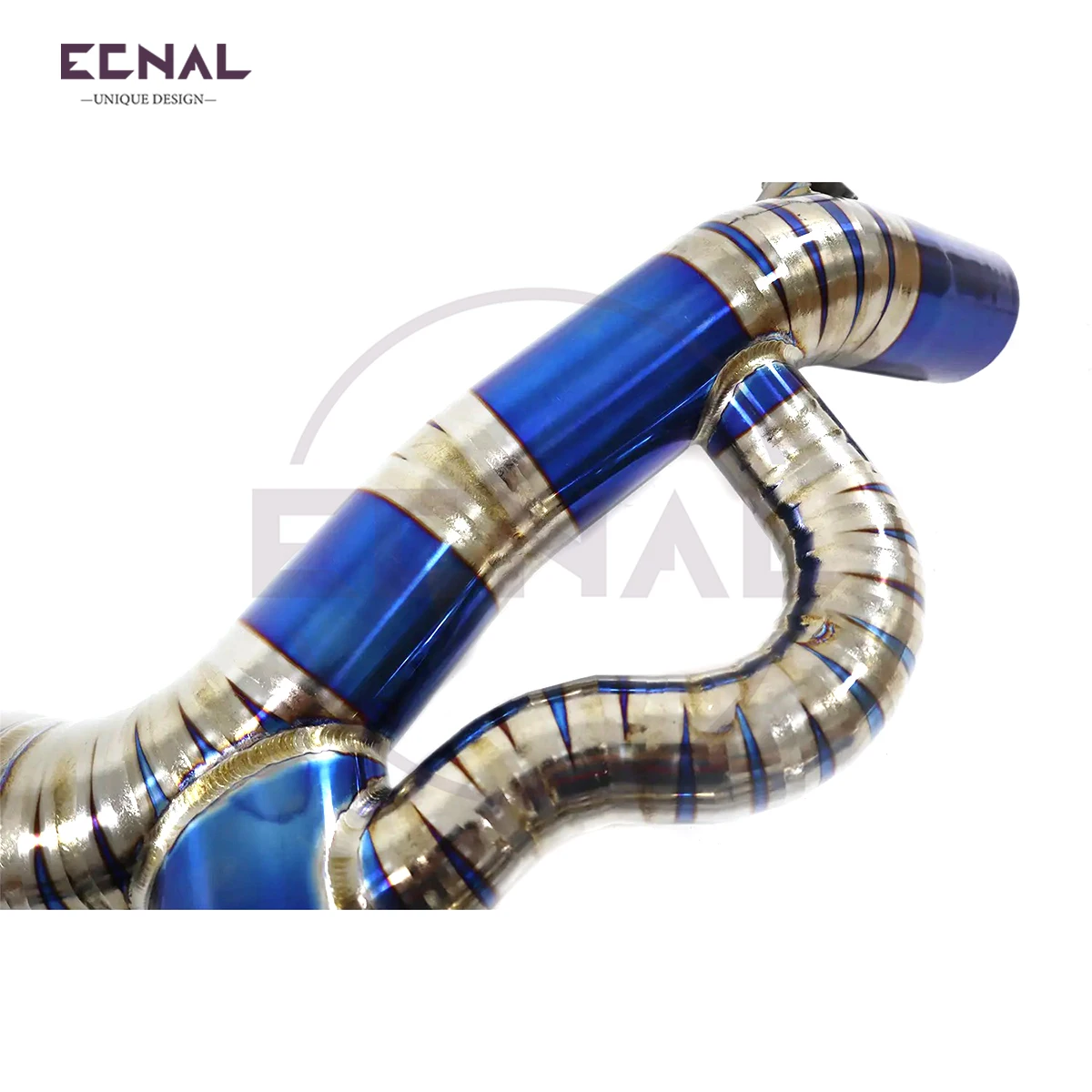 Ecnal Exhaust Sport Pipe without Valve for Mclaren 650S 12c mp4 3.8T to 675LT Titanium Alloy Exhaust Axle-back System view 4
